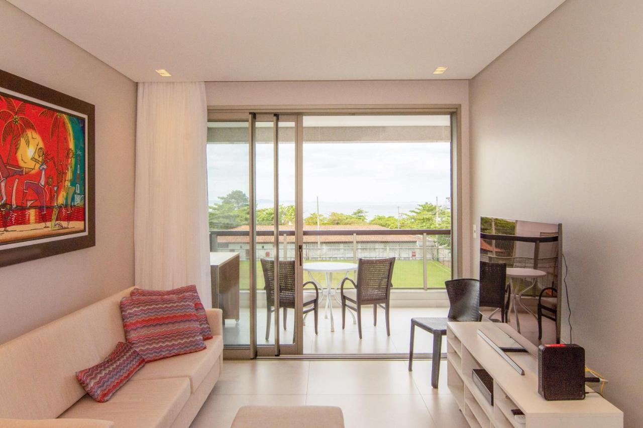 Ap novo com vista para o mar de Jurerê Florianopolis Bagian luar foto